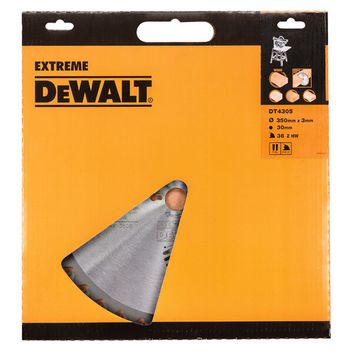 Пильный диск DEWALT DT4305 Extreme ø350mm 36T Пильный диск DEWALT DT4305 Extreme ø350mm 36T