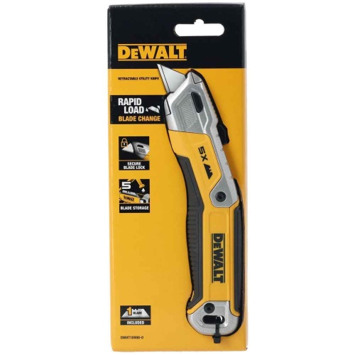 Нож DEWALT DWHT10998-0, с выдвижным лезвием фото 4