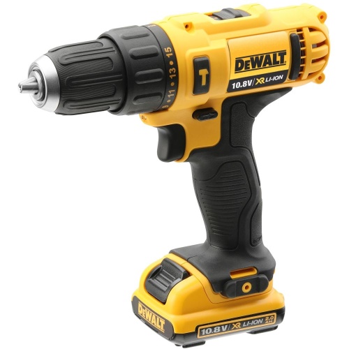 Аккумуляторная ударная дрель-шуруповерт DEWALT DCD716D2, 10.8 В, 1500 об/мин, 22500 уд/мин, с 2 АКБ 2 Ач и ЗУ, в кейсе (DCD716D2-QW) фото 2 Аккумуляторная ударная дрель-шуруповерт DEWALT DCD716D2, 10.8 В, 1500 об/мин, 22500 уд/мин, с 2 АКБ 2 Ач и ЗУ, в кейсе (DCD716D2-QW) фото 2
