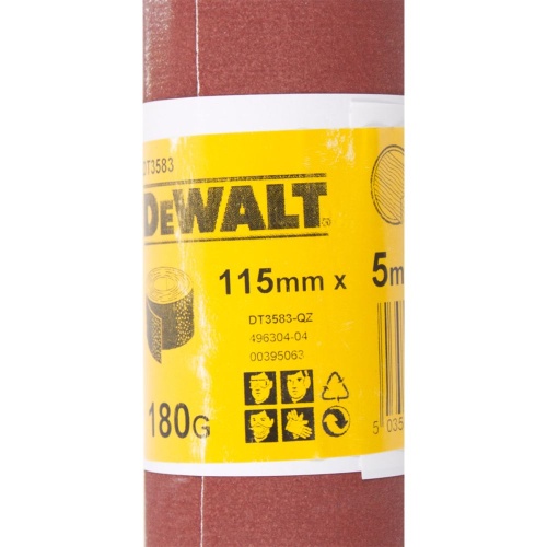 Шлифлист DEWALT DT3583, 5 м x 115 мм, 180G Шлифлист DEWALT DT3583, 5 м x 115 мм, 180G