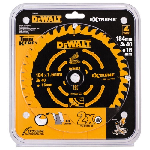 Универсальный пильный диск DEWALT DT1470, 160/20 мм. фото 2