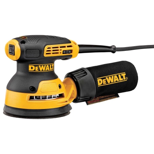 Эксцентриковая шлифмашина DEWALT DWE6423, 280 Вт, 125 мм, 12000 кол/мин (DWE6423-QS) Эксцентриковая шлифмашина DEWALT DWE6423, 280 Вт, 125 мм, 12000 кол/мин (DWE6423-QS)
