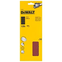 Шлифлисты перфорированные DEWALT DT8552, 115 x 228 мм, 120G, 10 шт.