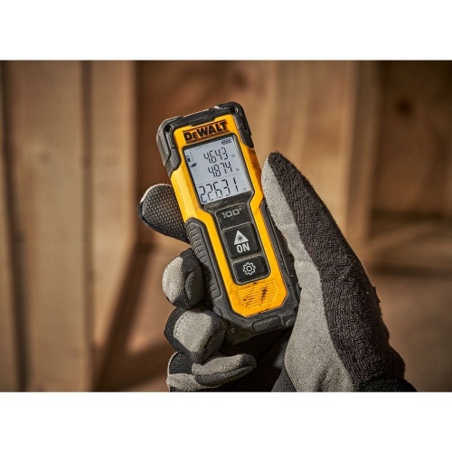 Лазерный дальномер DEWALT DWHT77100, 30 м, на батарейках (DWHT77100-XJ) фото 2 Лазерный дальномер DEWALT DWHT77100, 30 м, на батарейках (DWHT77100-XJ) фото 2