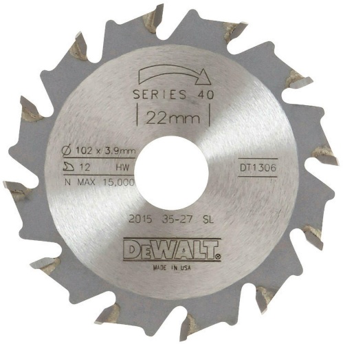 Фреза для DW682K/5K 102х4.0х22,12зуб. DEWALT DT1306-QZ