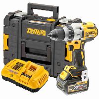 Аккумуляторная дрель-шуруповерт DEWALT DCD991D1T, 18 В, 2000 об/мин, с АКБ 2 Ач и ЗУ, в кейсе TSTAK (DCD991D1NT-XJ)