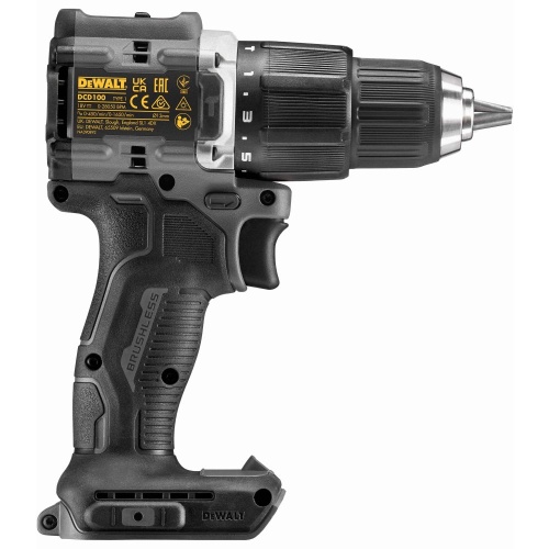 Ударная дрель-шуруповерт DEWALT DCD100M2T, 18 В, 1650 об/мин, 28050 уд/мин, с 2 АКБ 4 Ач и ЗУ, в кейсе TSTAK (DCD100M2T-QW) фото 6