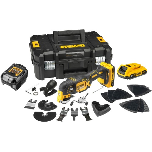 Аккумуляторный реноватор DEWALT DCS355D2, 18 В, 20000 кол/мин, с 2 АКБ 2 Ач и ЗУ, в кейсе TSTAK (DCS355D2-QW) фото 3