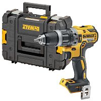 Аккумуляторная ударная дрель-шуруповерт DEWALT DCD796NT (DCD796NTDWST1-70703), 18 В, 2000 об/мин, 34000 уд/мин, без АКБ и ЗУ, в кейсе TSTAK