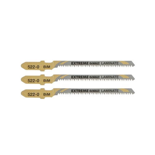 Пилка для лобзика DEWALT DT2081, по ламинату, BiM, 82 x 59 x 1.4 x 15 мм, T101AOF, 3 шт. фото 2 Пилка для лобзика DEWALT DT2081, по ламинату, BiM, 82 x 59 x 1.4 x 15 мм, T101AOF, 3 шт. фото 2
