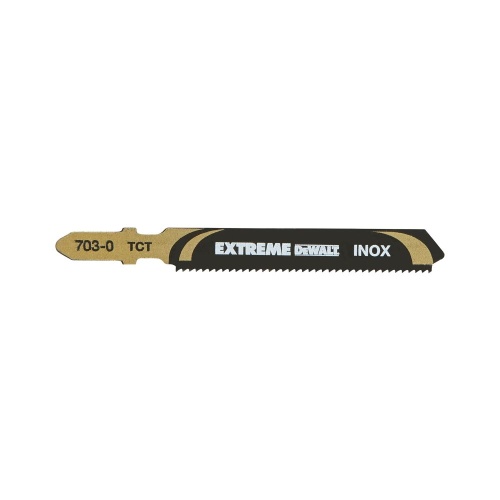 Пилка для лобзика DEWALT EXTREME DT2055 по металлу, INOX HM Карбид вольфрамовые зубья, (TCT). 82 x 55 x 1.4 x 5 мм, T118EHM, 1 шт. фото 2 Пилка для лобзика DEWALT EXTREME DT2055 по металлу, INOX HM Карбид вольфрамовые зубья, (TCT). 82 x 55 x 1.4 x 5 мм, T118EHM, 1 шт. фото 2