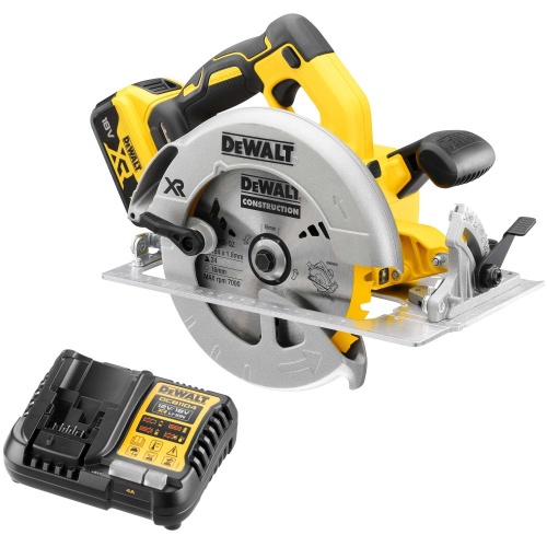 Аккумуляторная дисковая пила DEWALT DCS570P1, 18 В, 184 мм, 5500 об/мин, с АКБ 5 Ач и ЗУ (DCS570P1N-XJ) Аккумуляторная дисковая пила DEWALT DCS570P1, 18 В, 184 мм, 5500 об/мин, с АКБ 5 Ач и ЗУ (DCS570P1N-XJ)