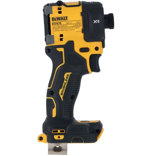 Аккумуляторный масляный шуруповерт DEWALT DCF870NT, 18 В, 56 Нм, 4200 уд/мин, без АКБ и ЗУ, в кейсе TSTAK (DCF870NT-XJ) фото 7