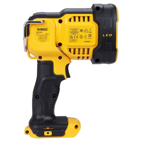 Аккумуляторный фонарь DEWALT DCL043, 18 В, 1000 лм, без АКБ и ЗУ (DCL043-XJ) фото 7