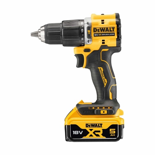 Дрель-шуруповерт ударная DEWALT DCD100YP2T, 18В, 68 Нм, в кейсе TSTAK, (DCD100YP2T-QW) фото 6