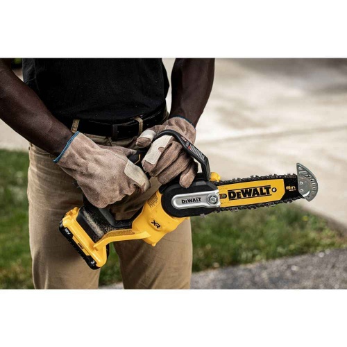 Аккумуляторная цепная пила DEWALT DCMPS520P1, 18 В, 20 см, 8.6 м/с, с АКБ 5 Ач и ЗУ (DCMPS520P1-QW) фото 9 Аккумуляторная цепная пила DEWALT DCMPS520P1, 18 В, 20 см, 8.6 м/с, с АКБ 5 Ач и ЗУ (DCMPS520P1-QW) фото 9