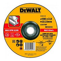 Круг отрезной DEWALT DT43912 180mm