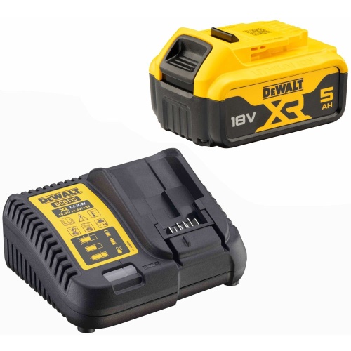 Набор DEWALT: АКБ DCB184, Li-Ion, 18 В, 5 Ач и зарядное устройство DCB115, 12/14.4/18 В, 4 A (DCB115P1-QW) Набор DEWALT: АКБ DCB184, Li-Ion, 18 В, 5 Ач и зарядное устройство DCB115, 12/14.4/18 В, 4 A (DCB115P1-QW)