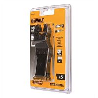 Погружное пильное полотно DEWALT DT20727, биметаллическое 43 x 30 мм, 5 шт