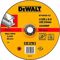 Круг обдирочный по металлу DEWALT DT42620, 230 x 6 мм