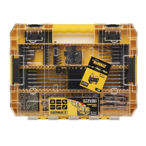 Набор ToughCase+ (85 шт.) DEWALT DT70762 с органайзером TSTAK Набор ToughCase+ (85 шт.) DEWALT DT70762 с органайзером TSTAK