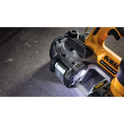 Аккумуляторная ручная ленточная пила DEWALT DCS377NT, 18 В, 116 м/мин, без АКБ и ЗУ, в кейсе TSTAK (DCS377NT-XJ) фото 4