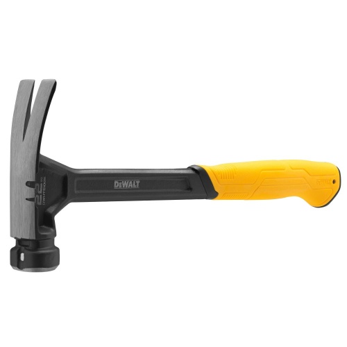Молоток с прямым заострённым гвоздодёром DEWALT DWHT51006-0, 624 г. фото 5