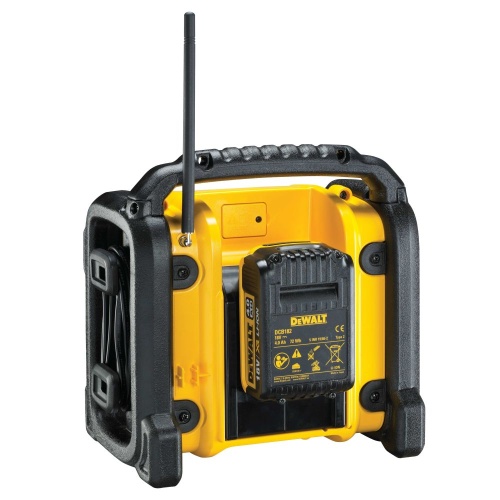 Аккумуляторный радиоприемник DEWALT, 12/18 В, с возможностью работы от сети, без АКБ и ЗУ (DCR020-QW) фото 6 Аккумуляторный радиоприемник DEWALT, 12/18 В, с возможностью работы от сети, без АКБ и ЗУ (DCR020-QW) фото 6