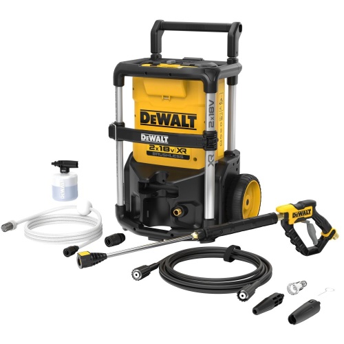 Аккумуляторная мойка высокого давления DEWALT DCMPW1600N, 2х18 В, 110 бар, 330 л/ч, без АКБ и ЗУ (DCMPW1600N-XJ) фото 4
