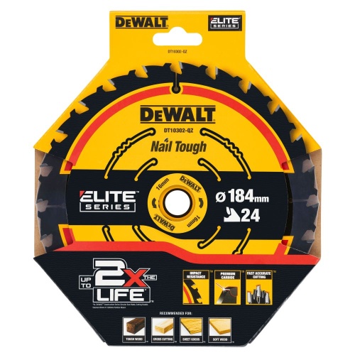Диск пильный по дереву DEWALT EXTREME 184х16х мм (DT10302-QZ) фото 3