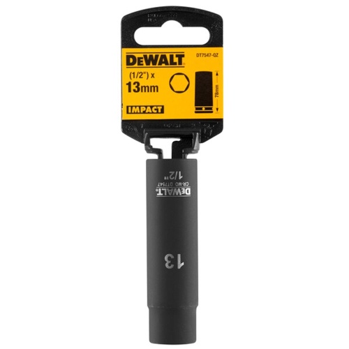 Ударная накидная головка DEWALT DT7547, длинная 13MM 1/2 Ударная накидная головка DEWALT DT7547, длинная 13MM 1/2