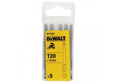 Биты DEWALT DT7292 T20 x 70mm (5 шт.) Биты DEWALT DT7292 T20 x 70mm (5 шт.)