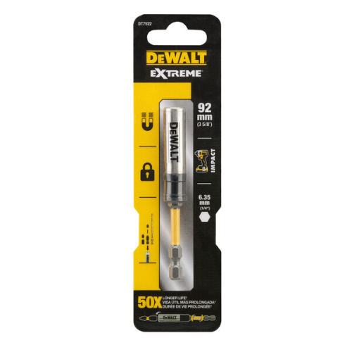 Биты DEWALT DT70537T, FLEXTORQ T20 50 мм, c магнитным держателем MAGNETIC SCREW LOCK фото 2
