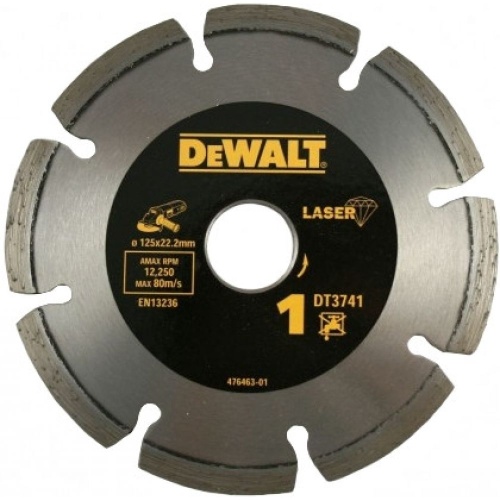 Алмазный круг сегментный универсальный 125х22.2,h=7.5мм DEWALT DT3741-XJ