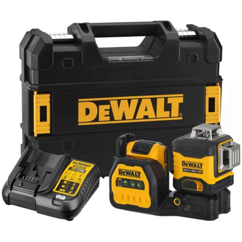 Аккумуляторный лазерный нивелир DEWALT DCE089D1G18, 12/18 В, зеленый луч, 30 м, с АКБ 2 Ач и ЗУ, в кейсе TSTAK (DCE089D1G18-QW) Аккумуляторный лазерный нивелир DEWALT DCE089D1G18, 12/18 В, зеленый луч, 30 м, с АКБ 2 Ач и ЗУ, в кейсе TSTAK (DCE089D1G18-QW)