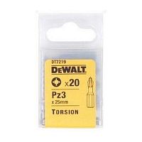 Биты DEWALT DT7219 PZ3 x 25mm (20 шт.)