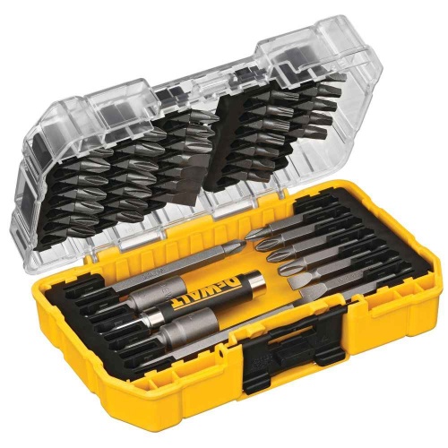 Набор бит DEWALT DW2166, PH/SL/Sq/Torx, 25/51/89 мм, 45 шт., в кейсе фото 6