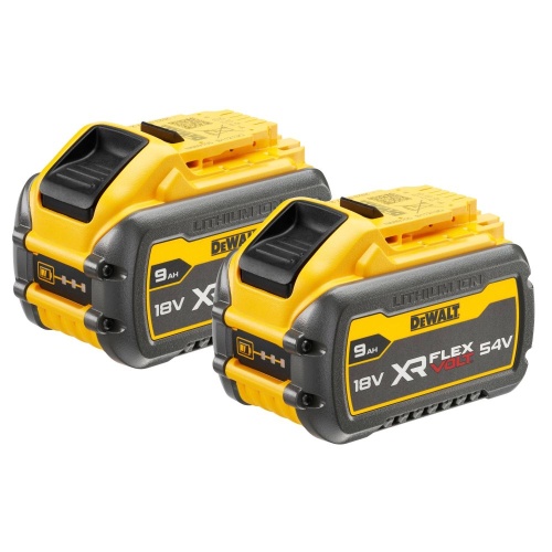 Набор DEWALT: 2 АКБ DCB547, Li-Ion, 18/54 В, 9/3 Ач и двойное зарядное устройство DCB132, 12/14.4/18/54 B В, 2x4 А (DCB132X2-QW) фото 8