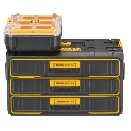 Модуль для инструментов DEWALT TOUGHSYSTEM 2.0, с 3-мя выдвижными ящиками, DWST08330-1 фото 2 Модуль для инструментов DEWALT TOUGHSYSTEM 2.0, с 3-мя выдвижными ящиками, DWST08330-1 фото 2