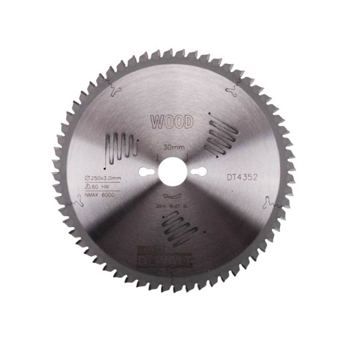 Пильный диск DEWALT EXTREME WORKSHOP DT4352, 250/30 мм.