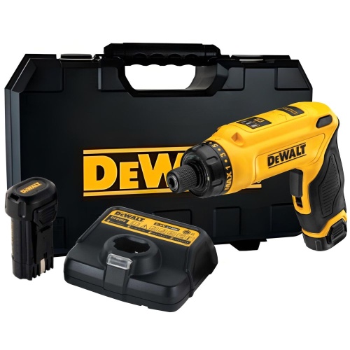 Аккумуляторная отвертка DEWALT DCF680G2, 7.2 В, 430 об/мин, с 2 АКБ 1 Ач и ЗУ, в кейсе (DCF680G2-QW) Аккумуляторная отвертка DEWALT DCF680G2, 7.2 В, 430 об/мин, с 2 АКБ 1 Ач и ЗУ, в кейсе (DCF680G2-QW)