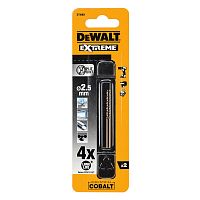 Сверло DEWALT DT4901, по металлу COBALT 5%, 2.5 x 57 x 30 мм, 2 шт.