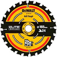 Пильный диск по дереву DEWALT DT10400, 165х20х1.65 мм (DT10400-QZ)