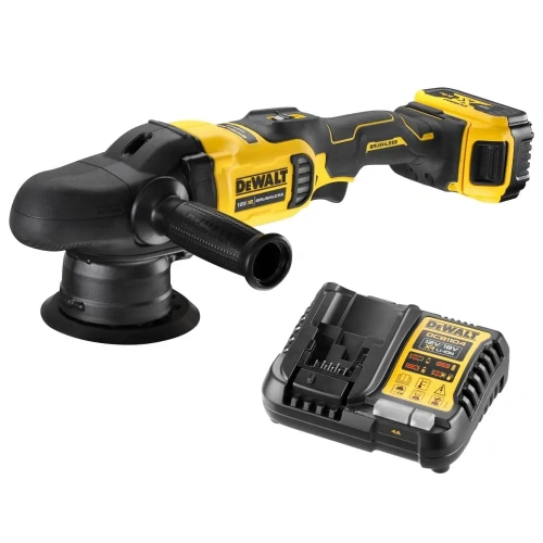 Аккумуляторная полировальная машина DEWALT DCM848P1, 18 В, 125 мм, (DCM848P1N-XJ)