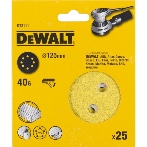Круг шлифовальный DEWALT 125 мм (DT3111-QZ) Круг шлифовальный DEWALT 125 мм (DT3111-QZ)