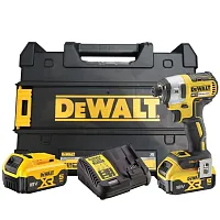 Аккумуляторный винтоверт DEWALT DCF887P2, 18В, 205 Нм, с 2 АКБ 5 Ач и ЗУ, в кейсе (DCF887P2-QW)