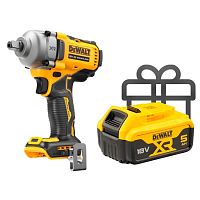 Акционный набор DEWALT. Аккумуляторный гайковерт  DCF892N, 18В, + аккумлятор DCB184 5 Ач. в ПОДАРОК