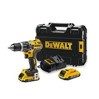 Аккумуляторная ударная дрель-шуруповерт DEWALT DCD796D2, 18 В, 2000 об/мин, 34000 уд/мин, с 2 АКБ 2 Ач и ЗУ, в кейсе (DCD796D2-QW)