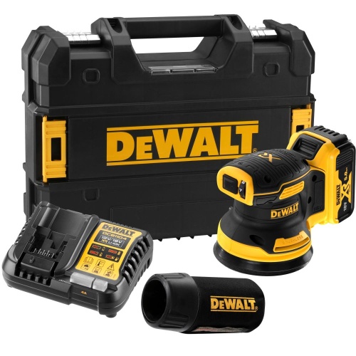 Аккумуляторная эксцентриковая шлифмашина DEWALT DCW210P1T, 18 В, 125 мм, 12000 кол/мин, с АКБ 5 Ач и ЗУ, в кейсе TSTAK (DCW210P1NT-XJ) Аккумуляторная эксцентриковая шлифмашина DEWALT DCW210P1T, 18 В, 125 мм, 12000 кол/мин, с АКБ 5 Ач и ЗУ, в кейсе TSTAK (DCW210P1NT-XJ)
