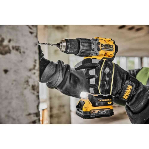 Ударная дрель-шуруповерт DEWALT DCD805E2T, 18 В, 2000 об/мин, 34000 уд/мин, с 2 АКБ 1.7 Ач и ЗУ, в кейсе TSTAK (DCD805E2T-QW) фото 10
